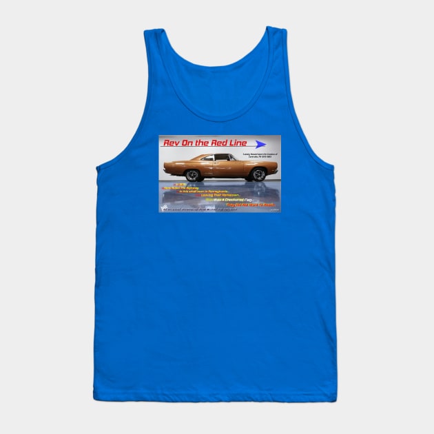 Rev On the Red Line - Car Promo 1 Tank Top by Beanietown Media Designs